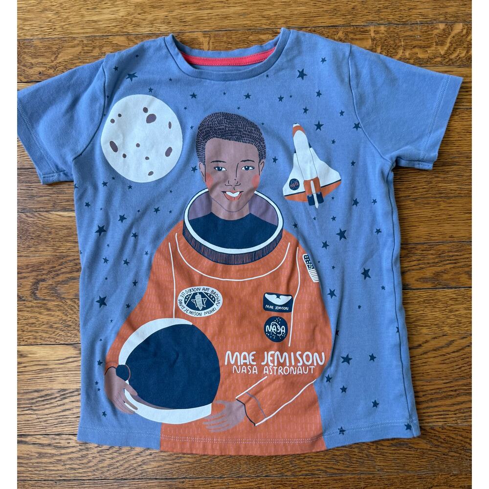 Piccolina Girls' Mae Jemison Short Sleeve Shirt Size 8